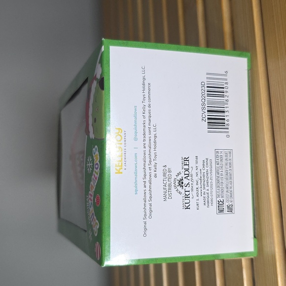 Squishmallows Festive Cow Ornament - Black, White, Pink - Picture 5 of 5